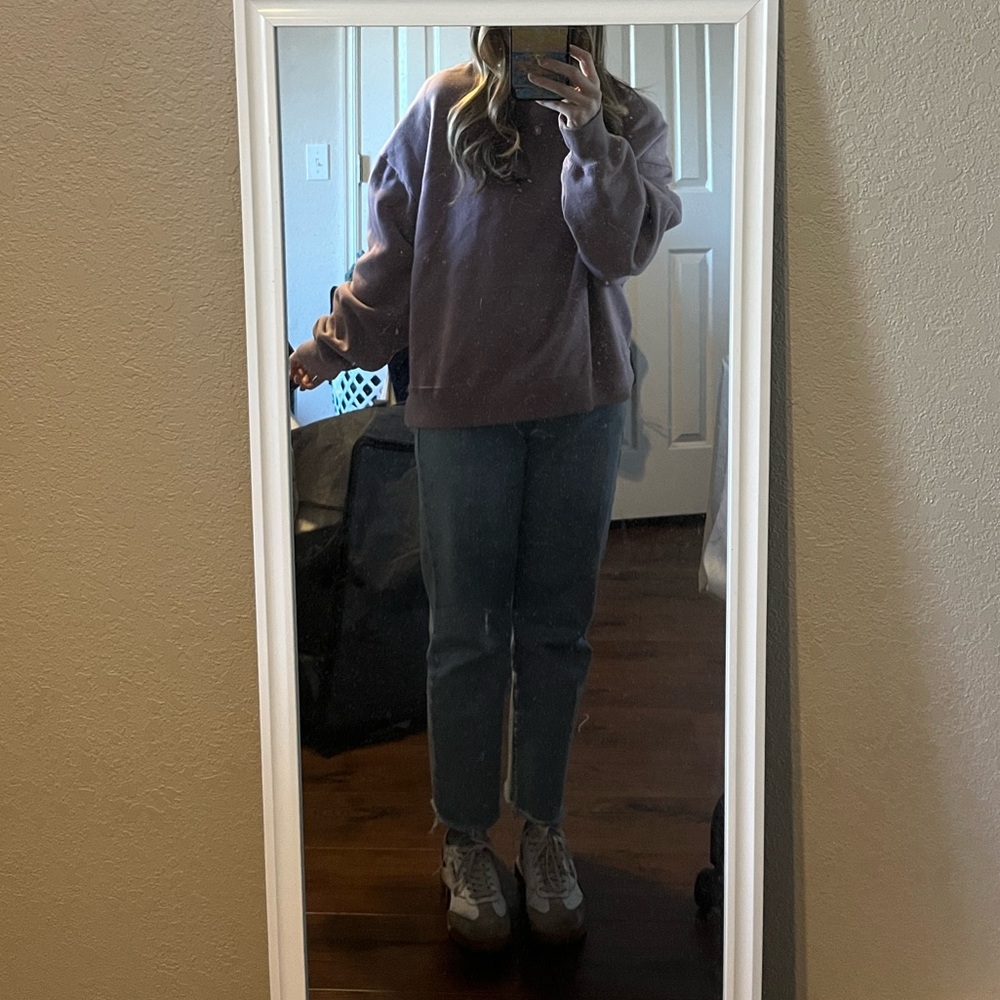 Hollister Purple Crewneck